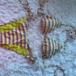 Target Multicolor Striped Bikini